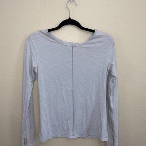 Lululemon Grey Long-Sleeve Top Size 4